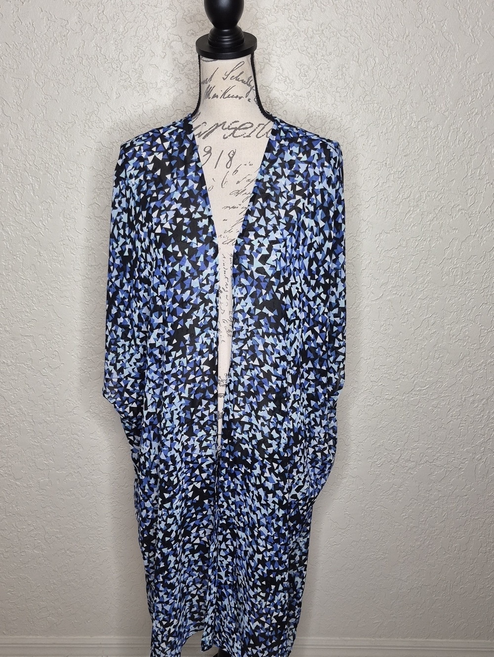 Lane Bryant Sheer Open Front Kimono One Size
